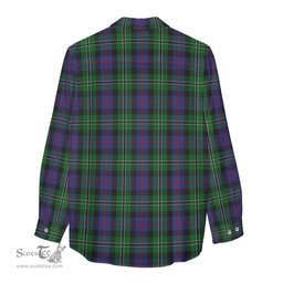ScotsTee Shop Scottish Rose Hunting Clan Crest Tartan Womens Long Sleeve Shirt