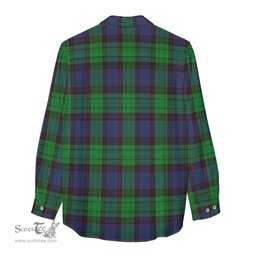 ScotsTee Shop Scottish Stewart Old Modern Clan Tartan Womens Long Sleeve Shirt