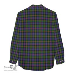 ScotsTee Shop Scottish Murray of Atholl Modern Clan Crest Tartan Womens Long Sleeve Shirt