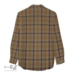ScotsTee Shop Scottish O'Keefe Clan Tartan Womens Long Sleeve Shirt