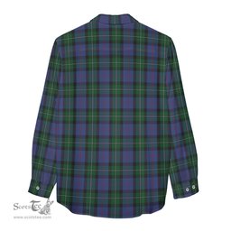 ScotsTee Shop Scottish MacPhail Hunting Clan Crest Tartan Womens Long Sleeve Shirt