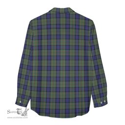 ScotsTee Shop Scottish MacLaren Clan Crest Tartan Womens Long Sleeve Shirt