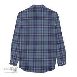 ScotsTee Shop Scottish MacRaes of America Clan Crest Tartan Womens Long Sleeve Shirt