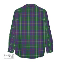 ScotsTee Shop Scottish MacIntyre Inglis Clan Crest Tartan Womens Long Sleeve Shirt