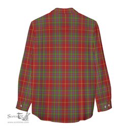ScotsTee Shop Scottish Wren Clan Tartan Womens Long Sleeve Shirt