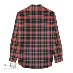 ScotsTee Shop Scottish Norwegian Night Clan Tartan Womens Long Sleeve Shirt