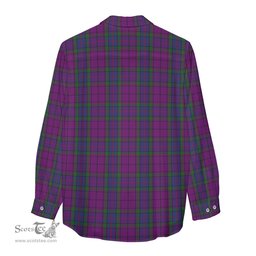 ScotsTee Shop Scottish Wardlaw Clan Tartan Womens Long Sleeve Shirt