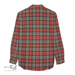 ScotsTee Shop Scottish MacLachlan Weathered Clan Crest Tartan Womens Long Sleeve Shirt