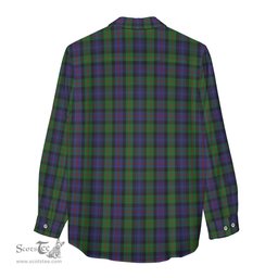ScotsTee Shop Scottish Murray of Atholl Clan Crest Tartan Womens Long Sleeve Shirt