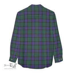 ScotsTee Shop Scottish Sinclair Hunting Modern Clan Crest Tartan Womens Long Sleeve Shirt