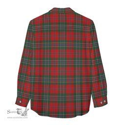 ScotsTee Shop Scottish MacLean Clan Crest Tartan Womens Long Sleeve Shirt