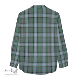 ScotsTee Shop Scottish Alexander of Menstry Hunting Clan Tartan Womens Long Sleeve Shirt
