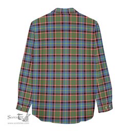ScotsTee Shop Scottish Aikenhead Clan Tartan Womens Long Sleeve Shirt