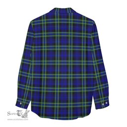ScotsTee Shop Scottish Arbuthnot Modern Clan Crest Tartan Womens Long Sleeve Shirt