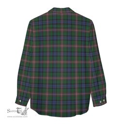 ScotsTee Shop Scottish Allison Clan Crest Tartan Womens Long Sleeve Shirt
