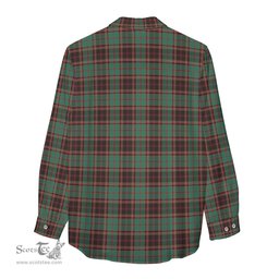 ScotsTee Shop Scottish Buchan Ancient Clan Crest Tartan Womens Long Sleeve Shirt