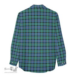 ScotsTee Shop Scottish Campbell of Cawdor Ancient Clan Tartan Womens Long Sleeve Shirt