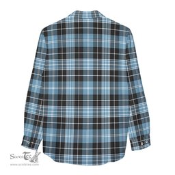 ScotsTee Shop Scottish Clark (Lion) Ancient Clan Crest Tartan Womens Long Sleeve Shirt