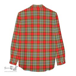ScotsTee Shop Scottish Chattan Clan Crest Tartan Womens Long Sleeve Shirt