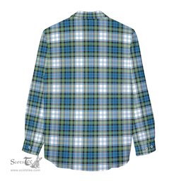 ScotsTee Shop Scottish Campbell Dress Ancient Clan Crest Tartan Womens Long Sleeve Shirt