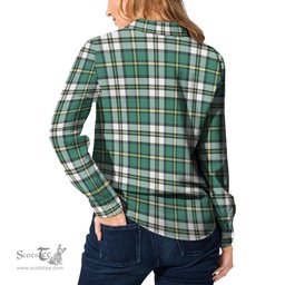 ScotsTee Shop Scottish Cape Breton Island Canada Clan Tartan Womens Long Sleeve Shirt