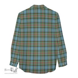 ScotsTee Shop Scottish Brisbane modern Clan Tartan Womens Long Sleeve Shirt