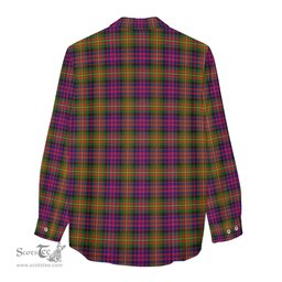 ScotsTee Shop Scottish Carnegie Modern Clan Crest Tartan Womens Long Sleeve Shirt