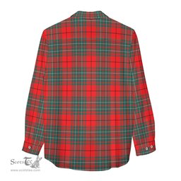 ScotsTee Shop Scottish Cheyne Clan Crest Tartan Womens Long Sleeve Shirt