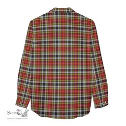 ScotsTee Shop Scottish Buchanan Old Dress Clan Tartan Womens Long Sleeve Shirt