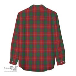 ScotsTee Shop Scottish Chisholm Clan Crest Tartan Womens Long Sleeve Shirt