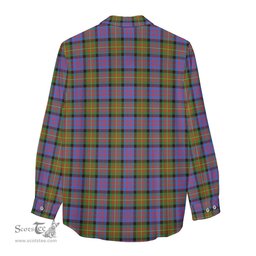 ScotsTee Shop Scottish Carnegie Ancient Clan Crest Tartan Womens Long Sleeve Shirt