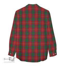 ScotsTee Shop Scottish Chisholm Clan Tartan Womens Long Sleeve Shirt