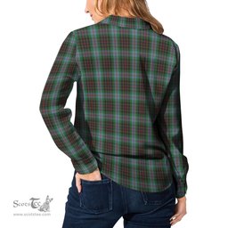 ScotsTee Shop Scottish Brodie Hunting Clan Tartan Womens Long Sleeve Shirt