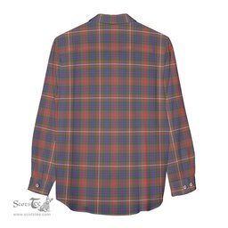 ScotsTee Shop Scottish Fraser Hunting Modern Clan Tartan Womens Long Sleeve Shirt
