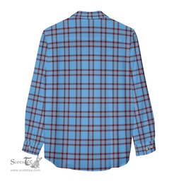 ScotsTee Shop Scottish Elliot Ancient Clan Crest Tartan Womens Long Sleeve Shirt