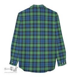 ScotsTee Shop Scottish Gordon Ancient Clan Crest Tartan Womens Long Sleeve Shirt