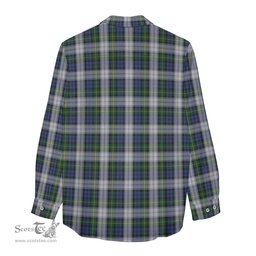 ScotsTee Shop Scottish Gordon Dress Clan Tartan Womens Long Sleeve Shirt