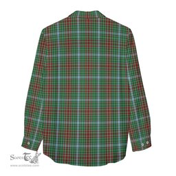 ScotsTee Shop Scottish Gayre Clan Crest Tartan Womens Long Sleeve Shirt