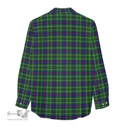 ScotsTee Shop Scottish Duncan Modern Clan Crest Tartan Womens Long Sleeve Shirt
