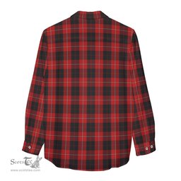 ScotsTee Shop Scottish Cunningham Clan Crest Tartan Womens Long Sleeve Shirt