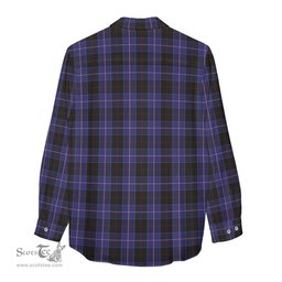 ScotsTee Shop Scottish Dunlop Clan Tartan Womens Long Sleeve Shirt