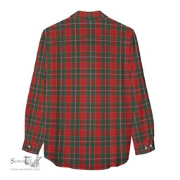 ScotsTee Shop Scottish Drummond Ancient Clan Crest Tartan Womens Long Sleeve Shirt