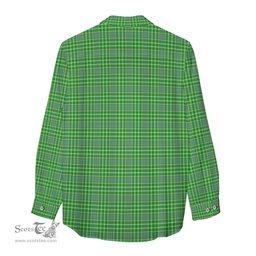 ScotsTee Shop Scottish Currie Clan Tartan Womens Long Sleeve Shirt