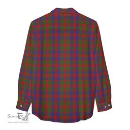 ScotsTee Shop Scottish Gow Clan Tartan Womens Long Sleeve Shirt