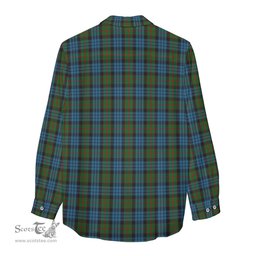 ScotsTee Shop Scottish Fletcher of Dunans Clan Crest Tartan Womens Long Sleeve Shirt
