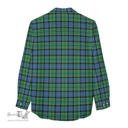 ScotsTee Shop Scottish Forsyth Ancient Clan Crest Tartan Womens Long Sleeve Shirt