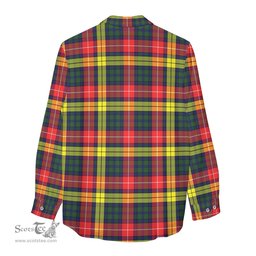 ScotsTee Shop Scottish Dewar Clan Crest Tartan Womens Long Sleeve Shirt