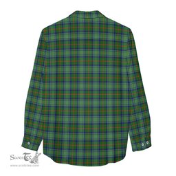 ScotsTee Shop Scottish Cranstoun Clan Crest Tartan Womens Long Sleeve Shirt