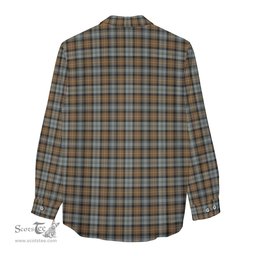 ScotsTee Shop Scottish Gordon Weathered Clan Crest Tartan Womens Long Sleeve Shirt