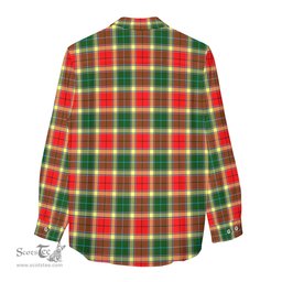 ScotsTee Shop Scottish Gibsone (Gibson-Gibbs) Clan Crest Tartan Womens Long Sleeve Shirt